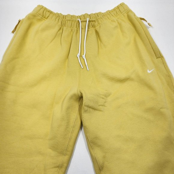 Nike Solo Swoosh Heavy Weight Yellow Fleece Sweatpants Men's 4XL DX1364 063 NWT - Picture 4 of 15